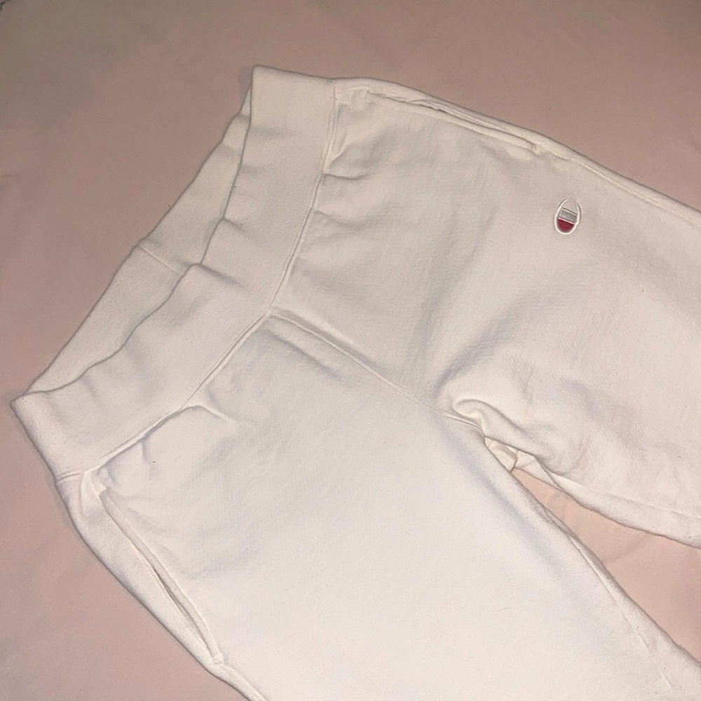 White Champion Joggers Size Medium